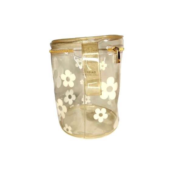 Marc Jacobs Vintage Daisy Clear Bucket Bag Makeup Case - Picture 3 of 7